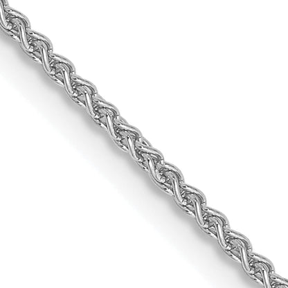 14K White Gold 30 Inch 1.25mm Spiga With Lobster Clasp Chain Necklace
