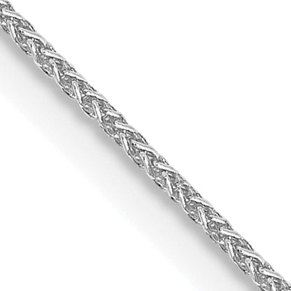 14K White Gold 26 Inch .85mm Spiga With Lobster Clasp Chain Necklace