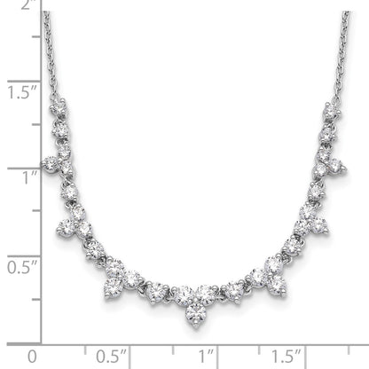 14K White Gold True Origin 1 1/2 Carat Lab Grown Diamond Vs Def 18 Inch Necklace