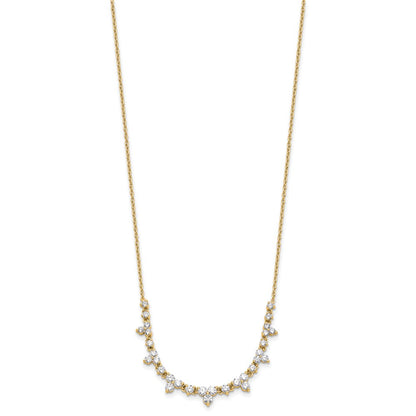 14K Yellow Gold True Origin 1 1/2 Carat Lab Grown Diamond Vs Def 18 Inch Necklace