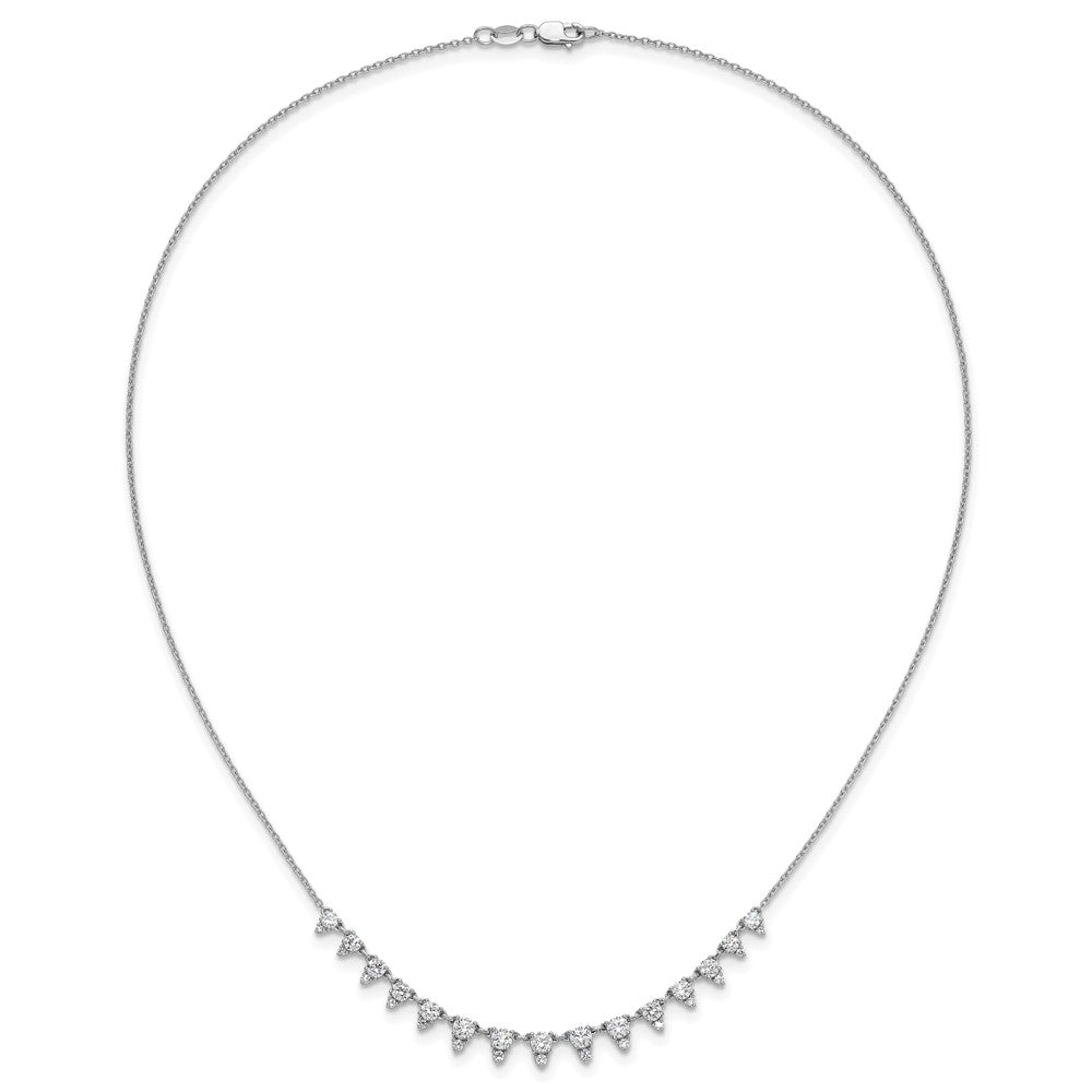 14K White Gold True Origin 2 Carat Lab Grown Diamond Vs Def 18 Inch Necklace
