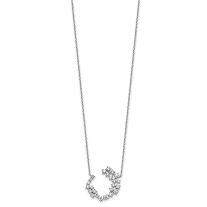 14K White Gold True Origin 1 Carat Lab Grown Diamond Vs Def 18 Inch Fashion Necklace