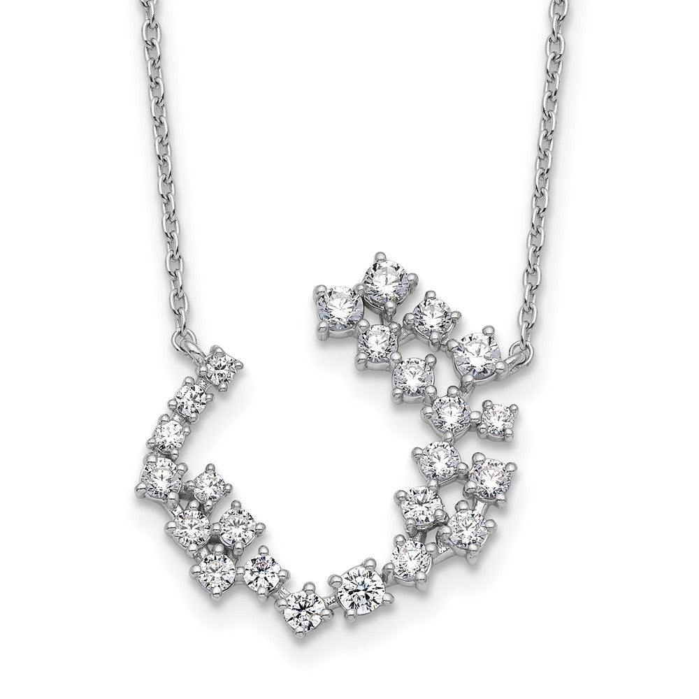 14K White Gold True Origin 1 Carat Lab Grown Diamond Vs Def 18 Inch Fashion Necklace