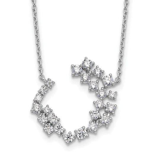 14K White Gold True Origin 1 Carat Lab Grown Diamond Vs Def 18 Inch Fashion Necklace