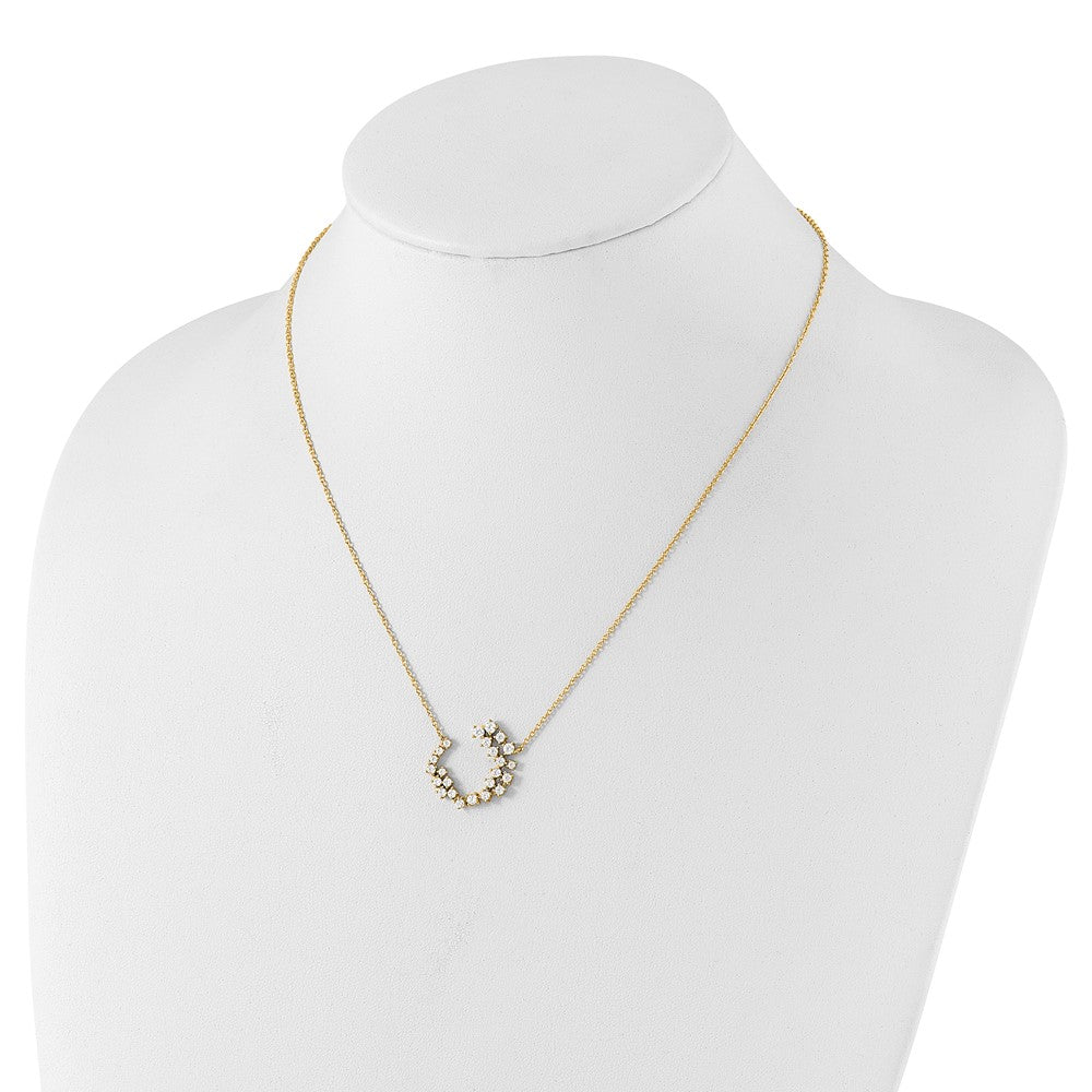 14K Yellow Gold True Origin 1 Carat Lab Grown Diamond Vs Def 18 Inch Fashion Necklace