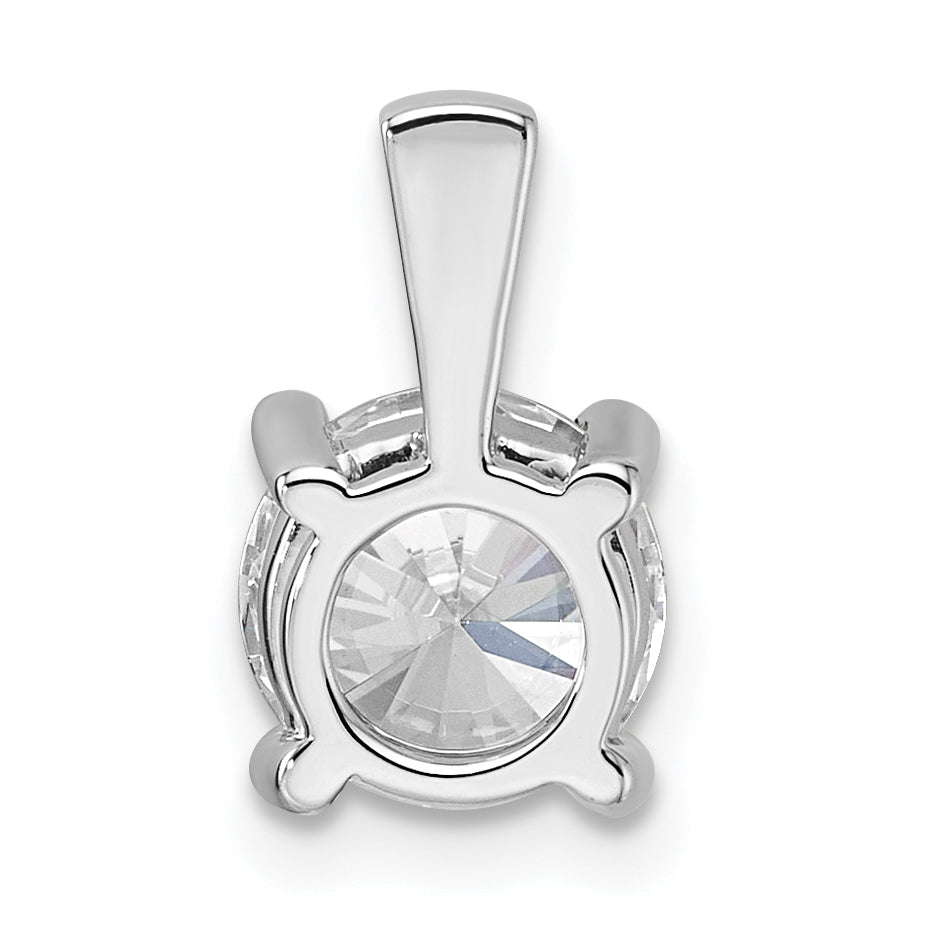 14k White Gold 14k White Gold 1 1/2 carat Lab Grown Diamond VS+ F+ Round Complete Four Prong Pendant