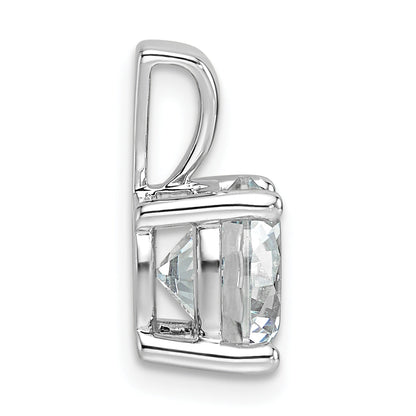 14k White Gold 14k White Gold 2 1/2 carat Lab Grown Diamond VS+ F+ Round Complete Four Prong Pendant