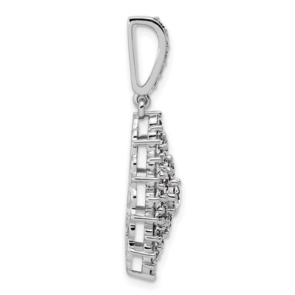 14k White Gold 14kw VS/SI+ G+ Lab Grown Diamond Pendant
