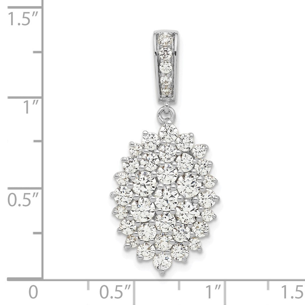 14k White Gold 14kw VS/SI+ G+ Lab Grown Diamond Pendant