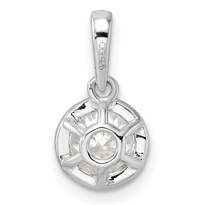 14K White Gold True Origin 3/4 Carat Lab Grown Diamond Vs Def 18 Inch Solitaire Pendant Necklace