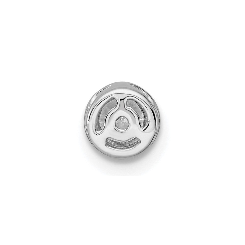 14K White Gold True Origin 1/4 Carat Lab Grown Diamond Vs Def 18 Inch Solitaire Slide Necklace