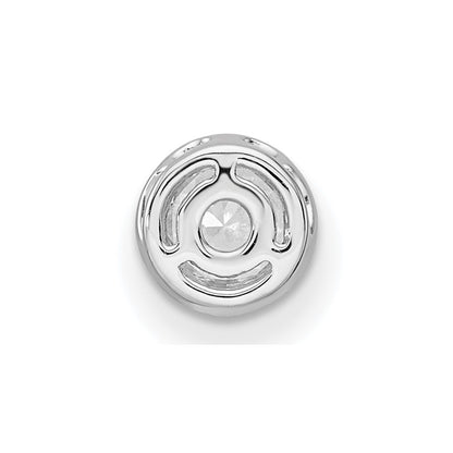 14K White Gold True Origin 5/8 Carat Lab Grown Diamond Vs Def 18 Inch Solitaire Slide Necklace