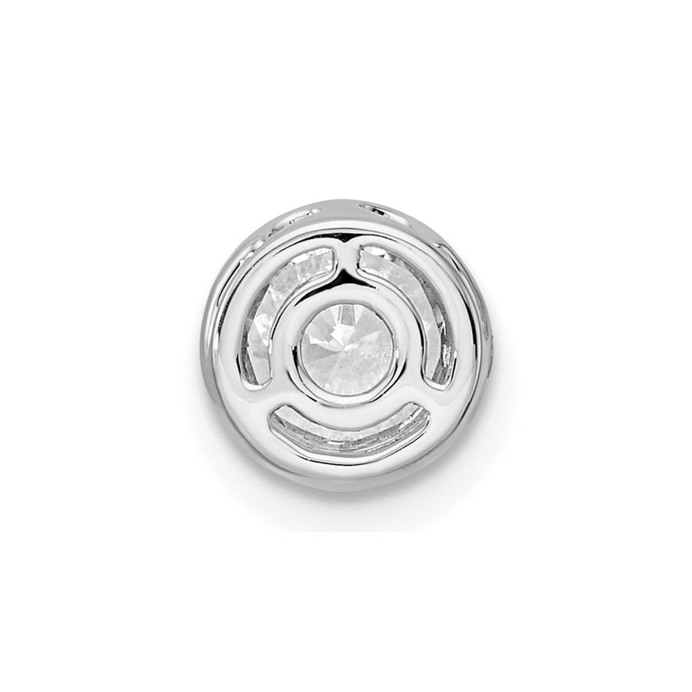 14K White Gold True Origin 3/4 Carat Lab Grown Diamond Vs Def 18 Inch Solitaire Slide Necklace