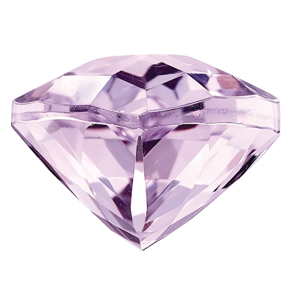 Gemstone Rose De France Quartz Aa Quality 14X9 Pear Checkerboard