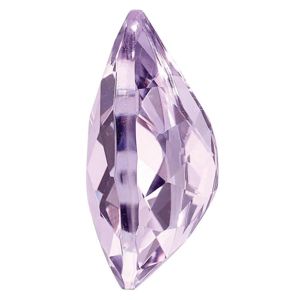 Gemstone Rose De France Quartz Aa Quality 14X9 Pear Checkerboard