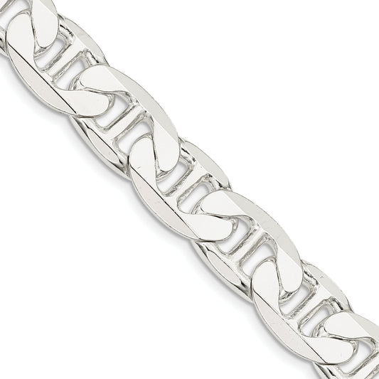 26 Inch Sterling Silver 11.5mm Flat Anchor Chain