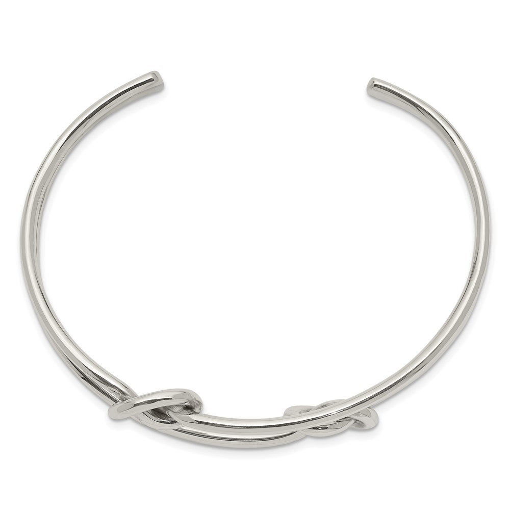 Sterling Silver Knot Bangle