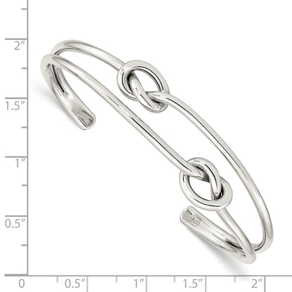 Sterling Silver Knot Bangle