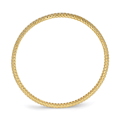 Sterling Silver Shimmer Gold-Tone Flash Gold-Plated 93 Stone Cz Bangle Bracelet