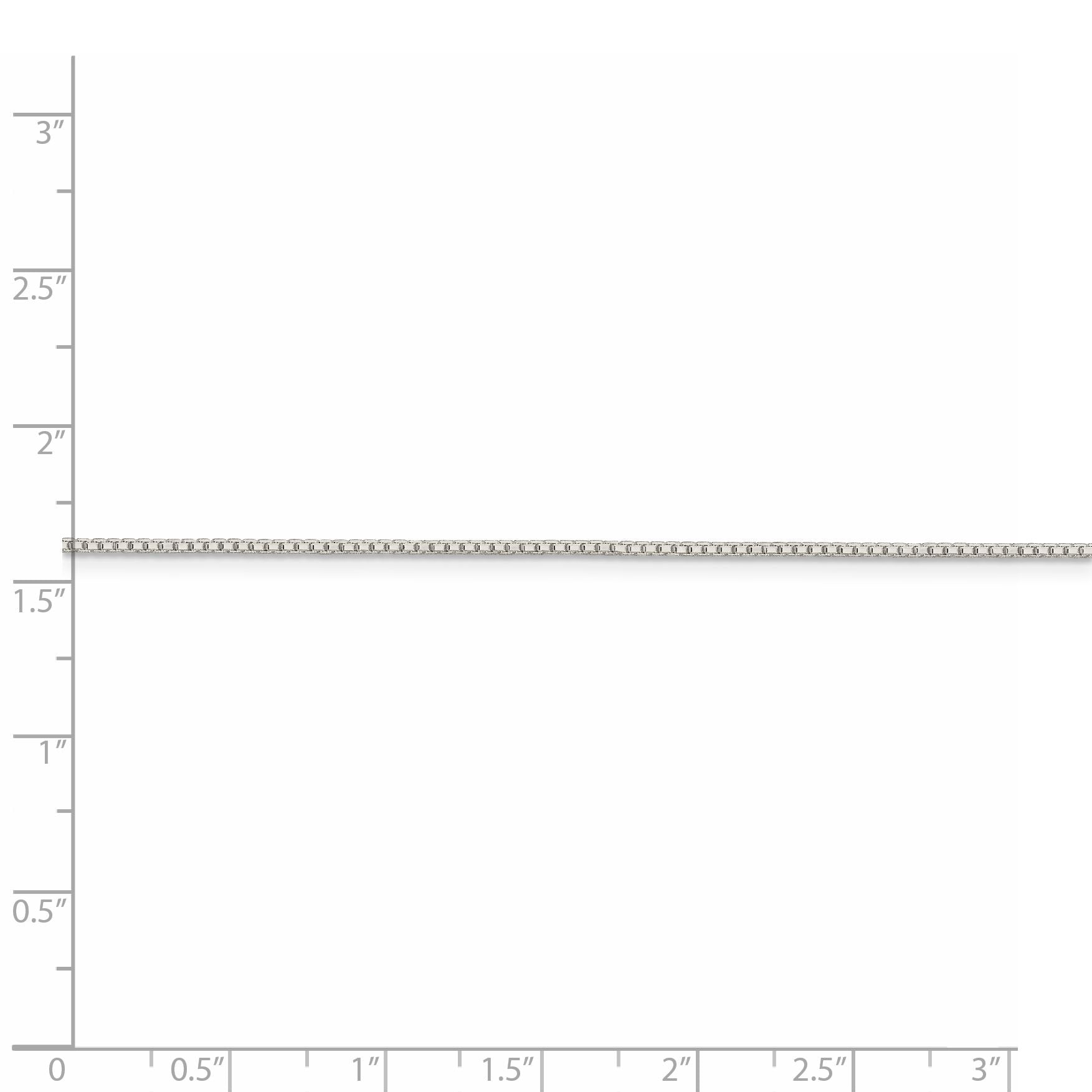 36 Inch Sterling Silver 1.15mm 8 Sided Diamond-Cut Box Chain Necklace