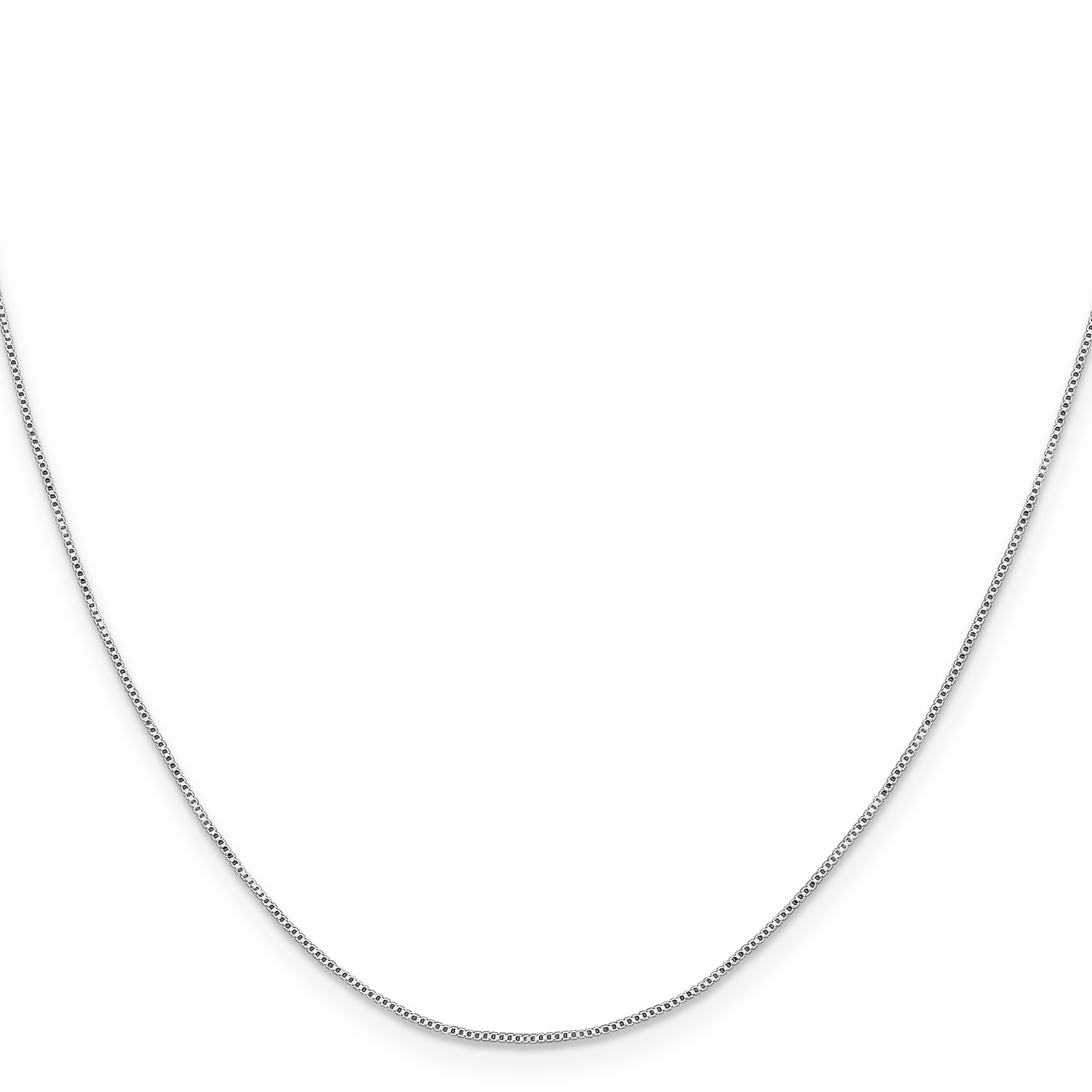 18 Inch Sterling Silver .6mm Box Chain