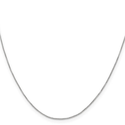 22 Inch Sterling Silver .6mm Box Chain W/4In Ext.
