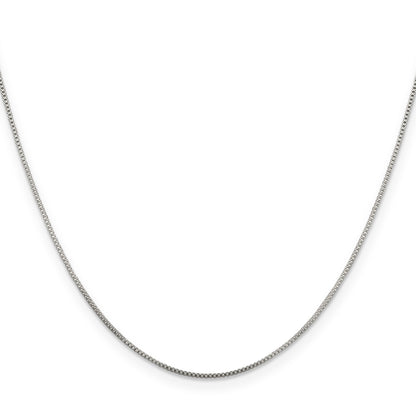 30 Inch Sterling Silver .8mm Box Chain Necklace