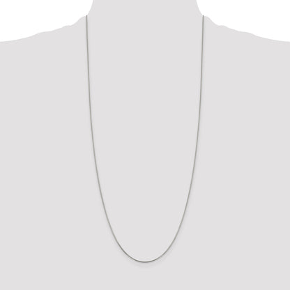 30 Inch Sterling Silver .8mm Box Chain Necklace