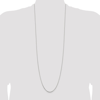 36 Inch Sterling Silver .8mm Box Chain Necklace