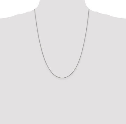24 Inch Sterling Silver .9mm Box Chain Necklace