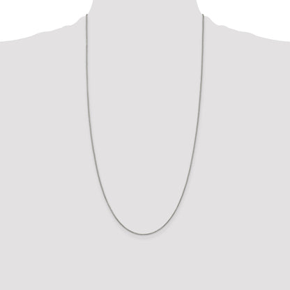 28 Inch Sterling Silver .9mm Box Chain Necklace