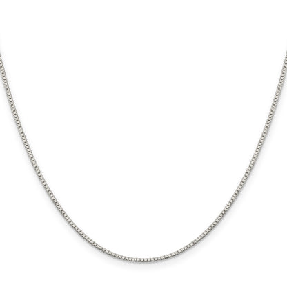 20 Inch Sterling Silver 1.1mm Box Chain Necklace
