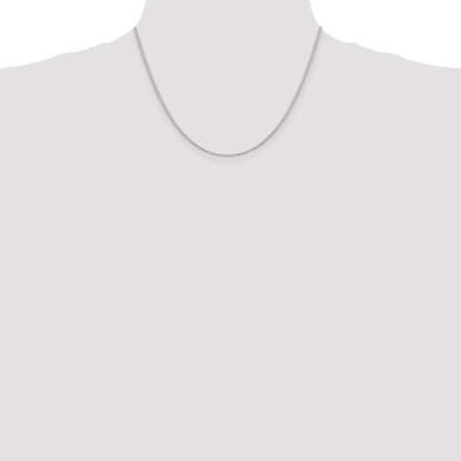 18 Inch Sterling Silver 1.1mm Box Chain W/2In Ext.