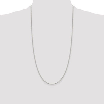28 Inch Sterling Silver 1.1mm Box Chain