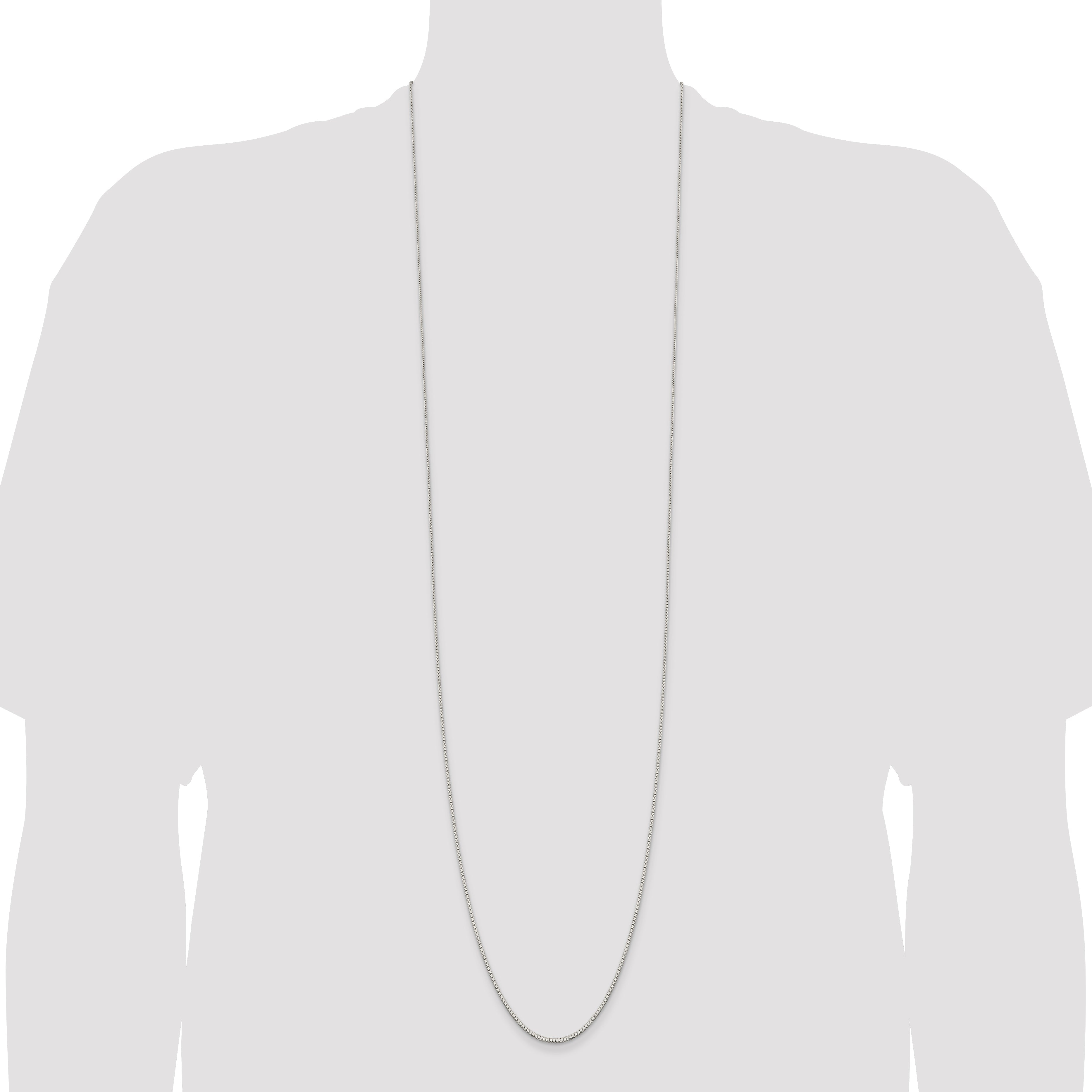 42 Inch Sterling Silver 1.1mm Box Chain