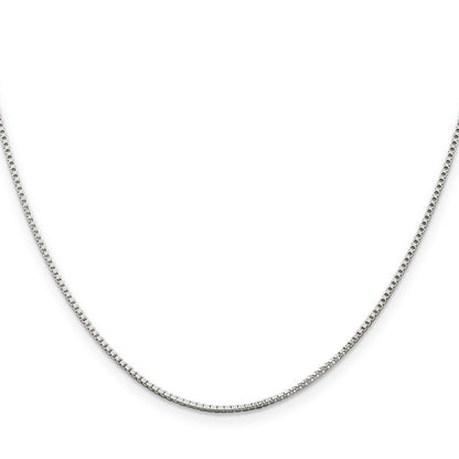 22 Inch Sterling Silver 1.25mm Box Chain