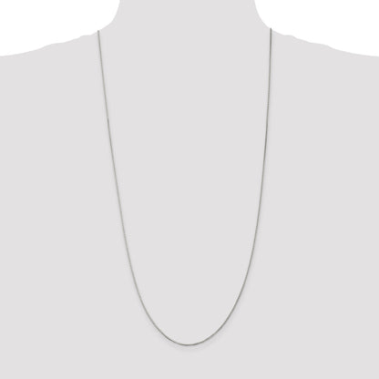 30 Inch Sterling Silver 1.25mm Box Chain