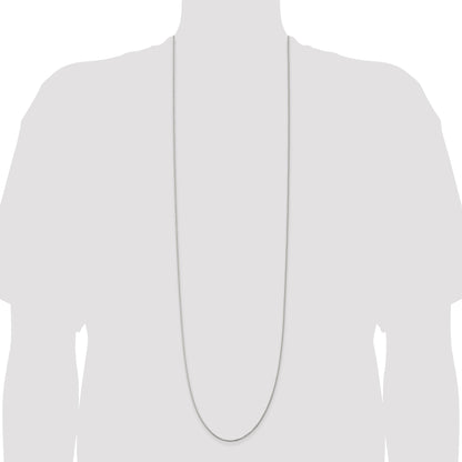 42 Inch Sterling Silver 1.25mm Box Chain