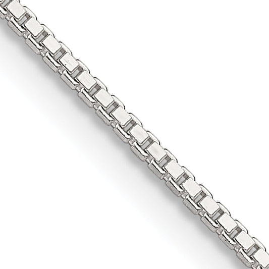 20 Inch Sterling Silver 1.25mm Box Chain