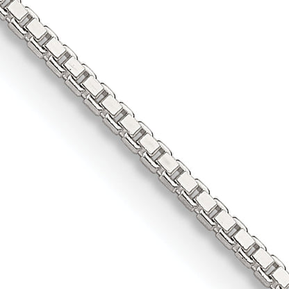 28 Inch Sterling Silver 1.25mm Box Chain