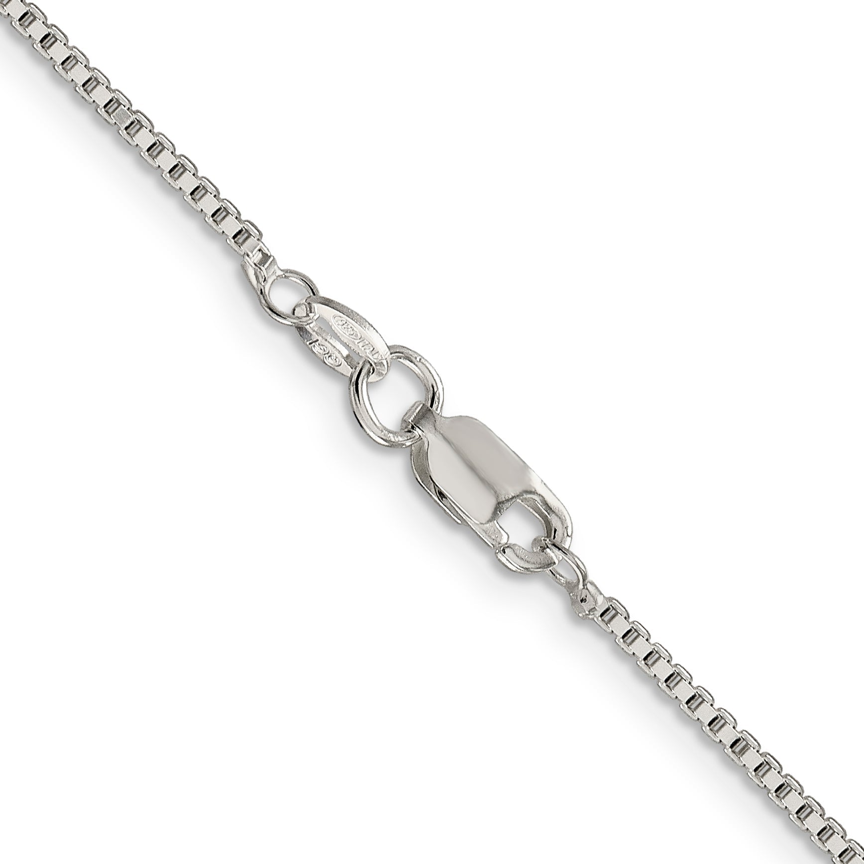 26 Inch Sterling Silver 1.4mm Box Chain Necklace