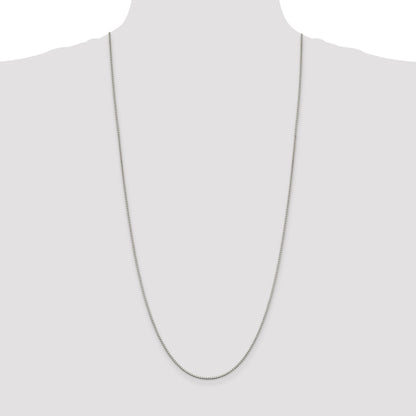 30 Inch Sterling Silver 1.4mm Box Chain