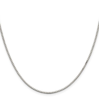 16 Inch Sterling Silver 1.5mm Box Chain Necklace