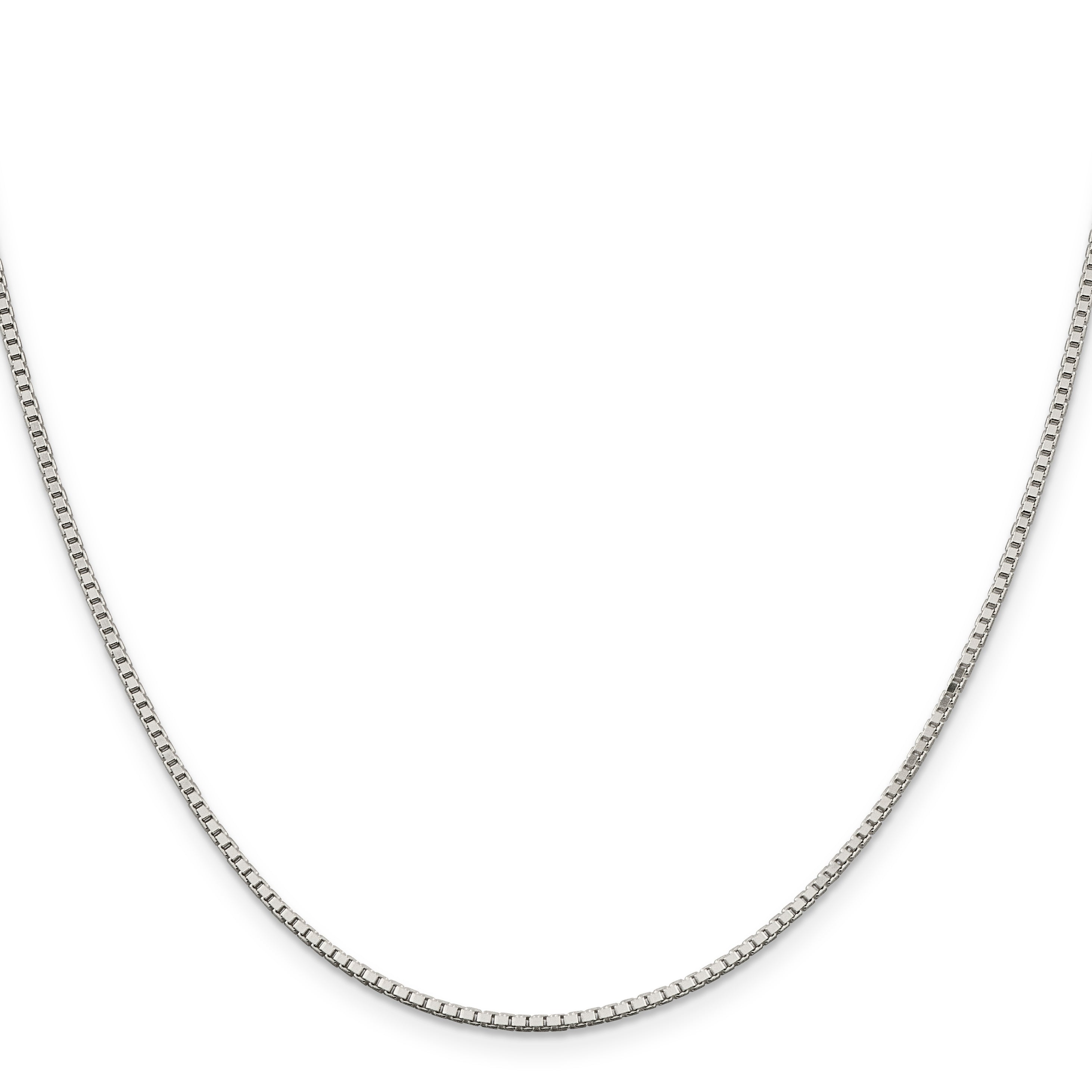 30 Inch Sterling Silver 1.5mm Box Chain Necklace