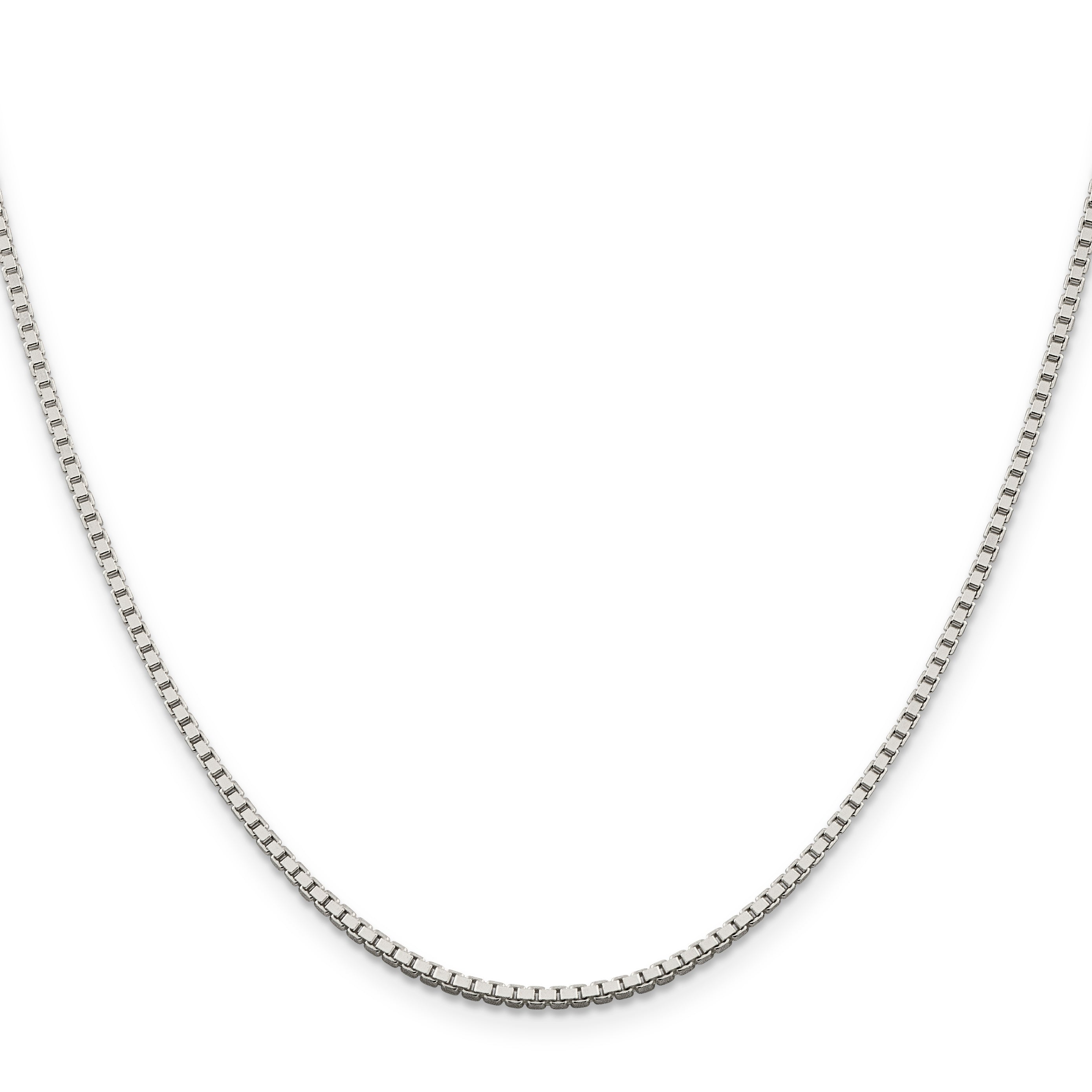18 Inch Sterling Silver 1.75mm Box Chain
