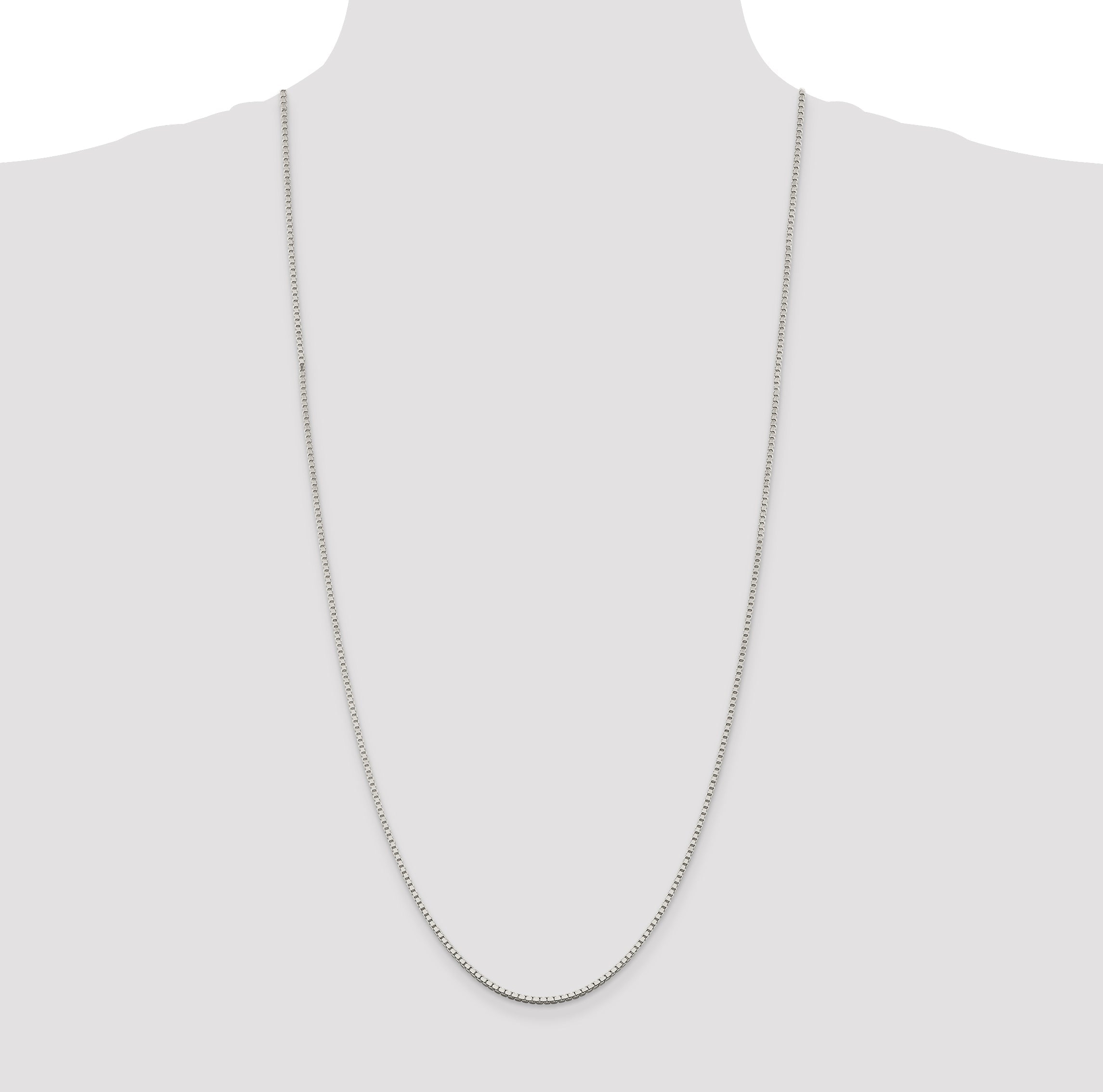 30 Inch Sterling Silver 1.75mm Box Chain