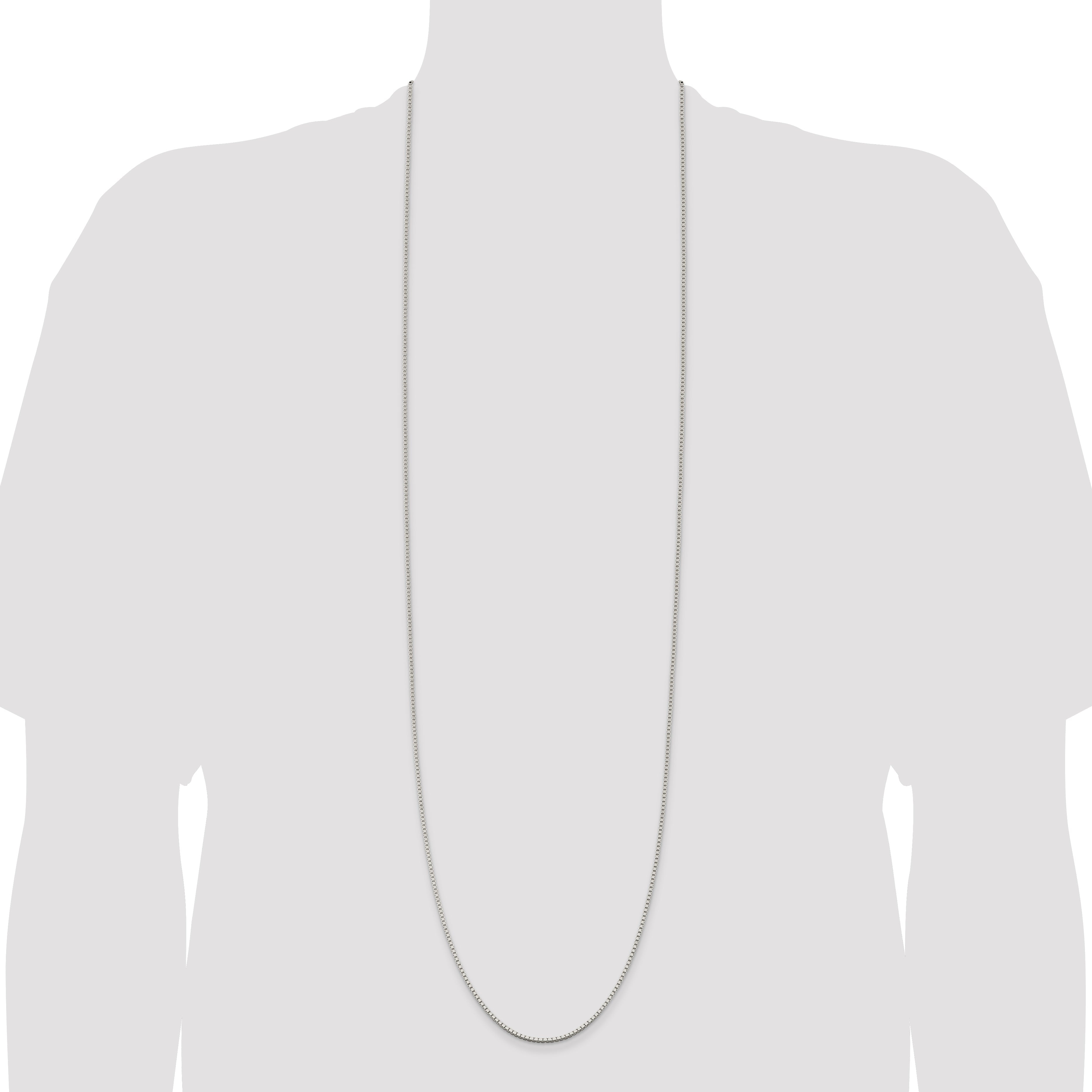 42 Inch Sterling Silver 1.75mm Box Chain