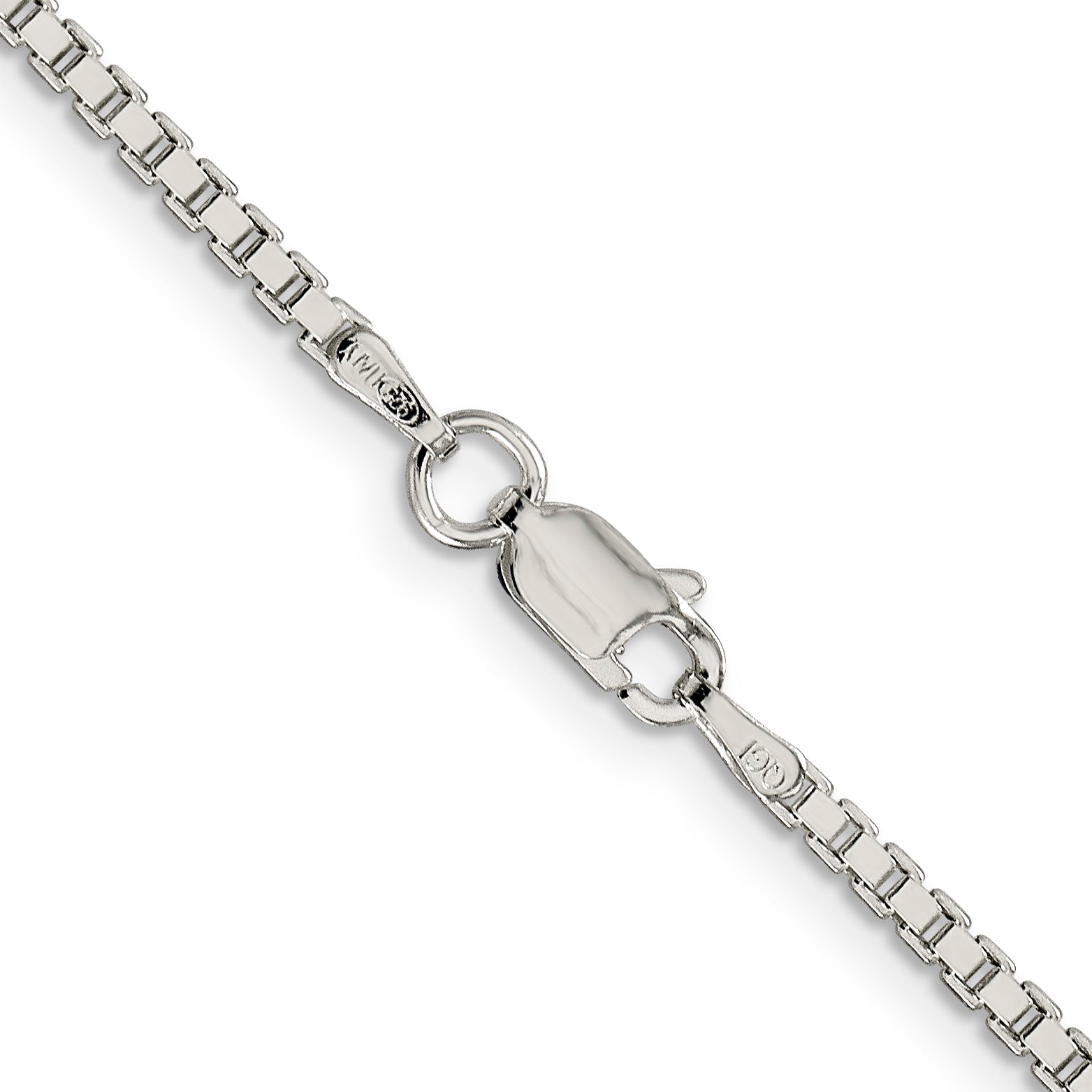 42 Inch Sterling Silver 1.9mm Box Chain Necklace