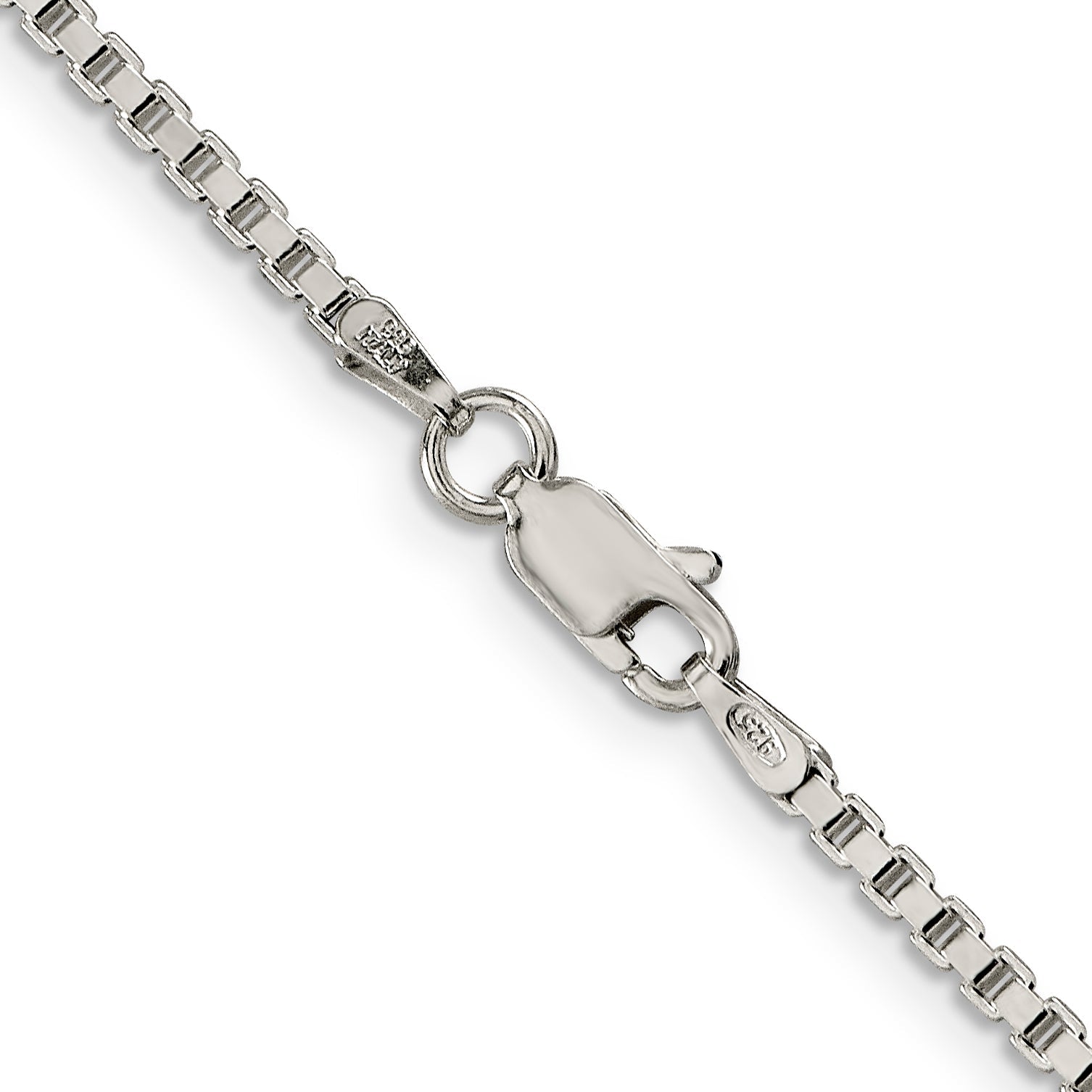 30 Inch Sterling Silver 2mm Box Chain Necklace