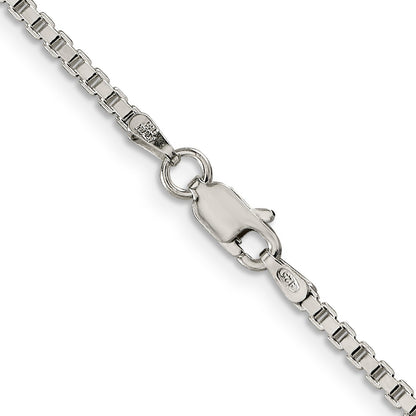 30 Inch Sterling Silver 2mm Box Chain Necklace
